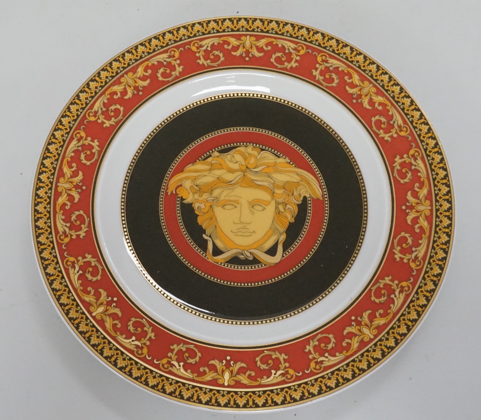 A pair of boxed Rosenthal Versace plates